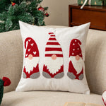 Pillow Cover Hand-Tufted Ghost Hidden Zipper Cotton Blend