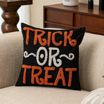 Pillow Cover Hand-Tufted Ghost Hidden Zipper Cotton Blend