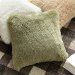 Pillow Cover High-Pile Faux Fur Removable Zipper