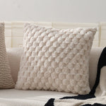 Pillow Cover Jacquard Tree Motif & Velvet Piping