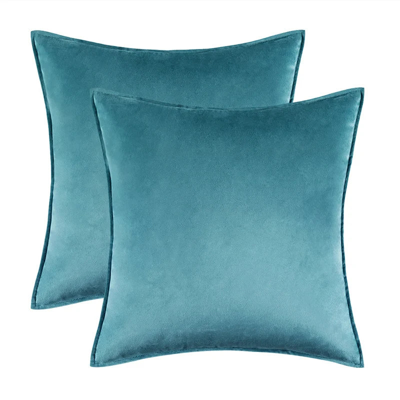 Pillow Cover Low-Pile Velvet Hidden Zipper