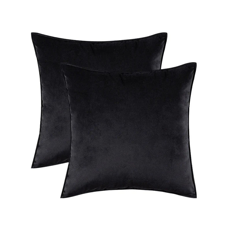Pillow Cover Low-Pile Velvet Hidden Zipper