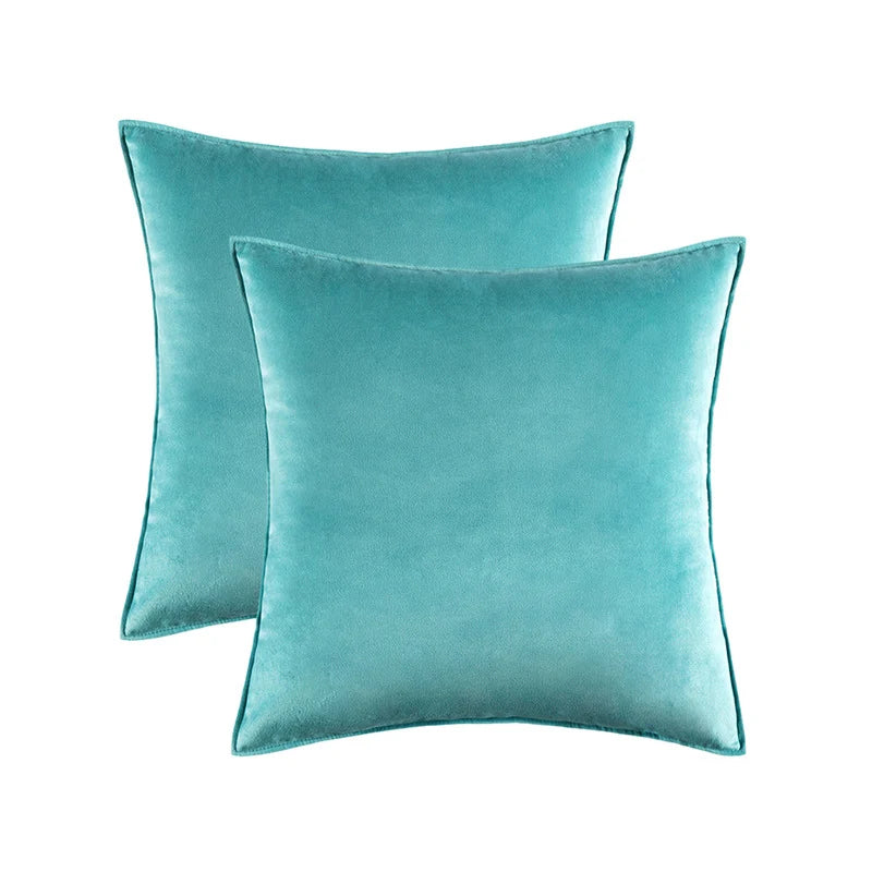 Pillow Cover Low-Pile Velvet Hidden Zipper