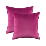 Pillow Cover Low-Pile Velvet Hidden Zipper