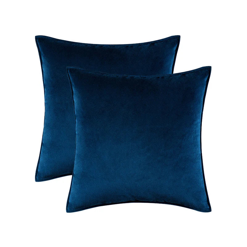 Pillow Cover Low-Pile Velvet Hidden Zipper