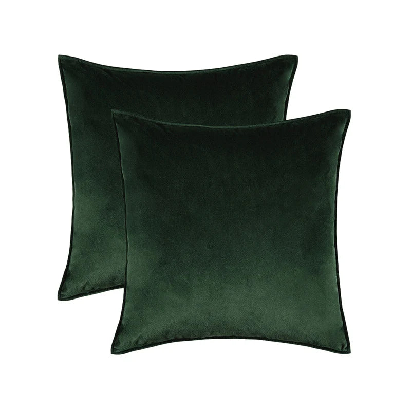 Pillow Cover Low-Pile Velvet Hidden Zipper