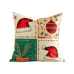 Pillow Cover Patchwork Design Hidden Zipper Machine Washable