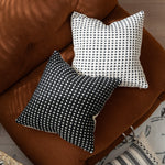 Pillow Cover Point-Tufted Linen-Feel Removable Concealed Zipper