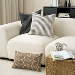 Pillow Cover Point-Tufted Linen-Feel Removable Concealed Zipper