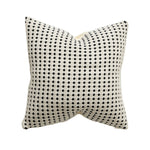 Pillow Cover Point-Tufted Linen-Feel Removable Concealed Zipper
