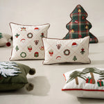 Pillow Cover Quilted Diamond Cotton Piped Edges