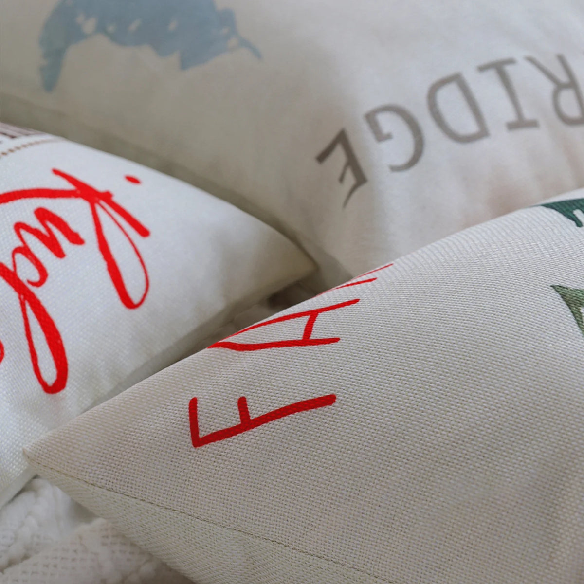 Pillow Cover Retro Rudolph Cotton-Linen 18×18