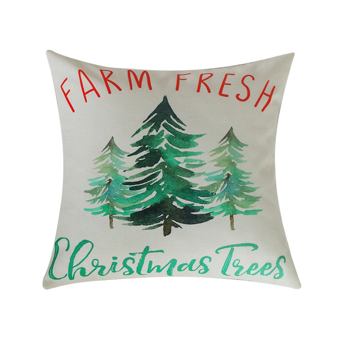 Pillow Cover Retro Rudolph Cotton-Linen 18×18