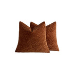 Pillow Cover Set Chenille Raised Pebble Texture Machine-Washable