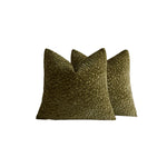 Pillow Cover Set Chenille Raised Pebble Texture Machine-Washable