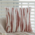 Pillow Cover Sherpa Wavy Plush Concealed Zipper