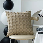 Pillow Cover Teddy Bouclé & Sherpa Hidden Zipper Machine Washable