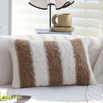 Pillow Cover Teddy Bouclé & Sherpa Hidden Zipper Machine Washable