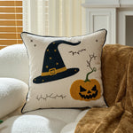 Pillow Cover Tufted Chenille Cotton-Linen Hidden Zipper