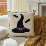 Pillow Cover Tufted Chenille Cotton-Linen Hidden Zipper