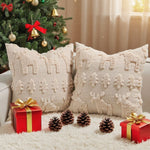 Pillow Cover Tufted Tree Velvet Hidden Zipper