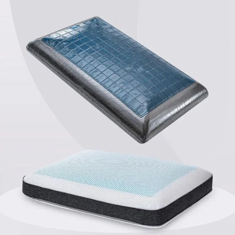 Pillow Ergonomic Cooling Gel Head & Neck Support
