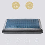Pillow Ergonomic Cooling Gel Head & Neck Support