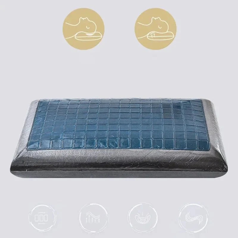 Pillow Ergonomic Cooling Gel Head & Neck Support