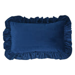 Pillow Sham Plush Velvet Ruffled Flange Hidden Zipper