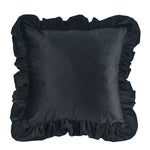 Pillow Sham Plush Velvet Ruffled Flange Hidden Zipper