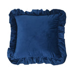 Pillow Sham Plush Velvet Ruffled Flange Hidden Zipper