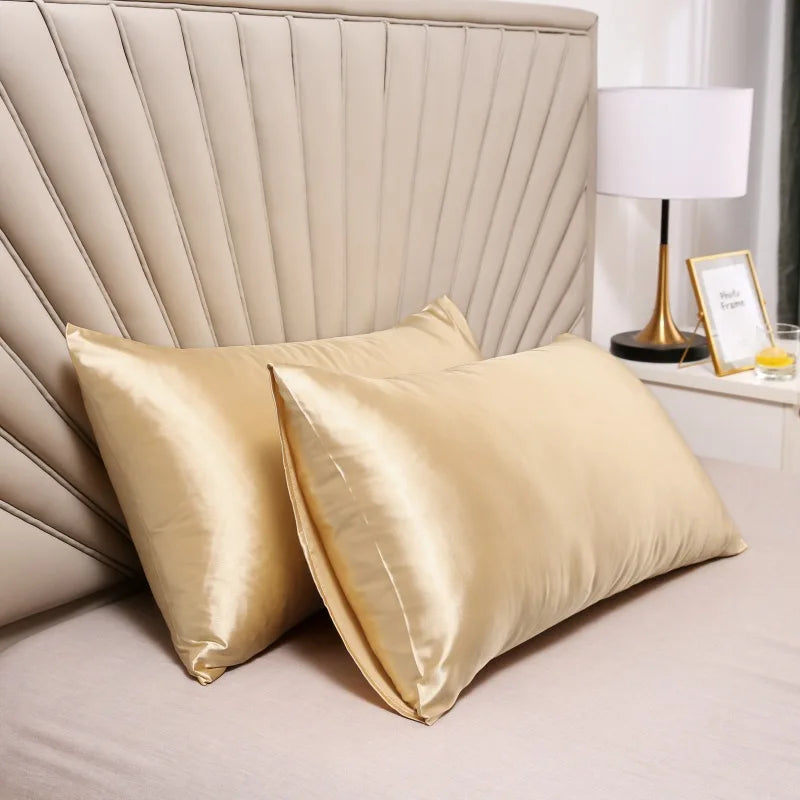 Pillowcase 100% Mulberry Silk Hypoallergenic Smooth Surface
