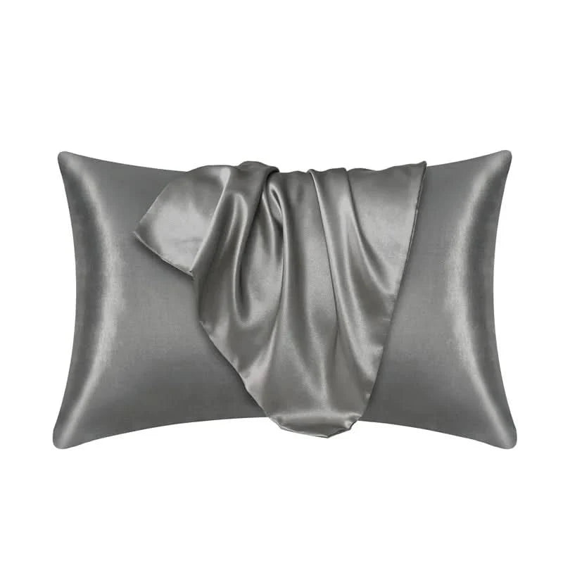 Pillowcase Mulberry Silk 22 Momme Zippered Breathable Surface