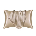 Pillowcase Mulberry Silk 22 Momme Zippered Breathable Surface