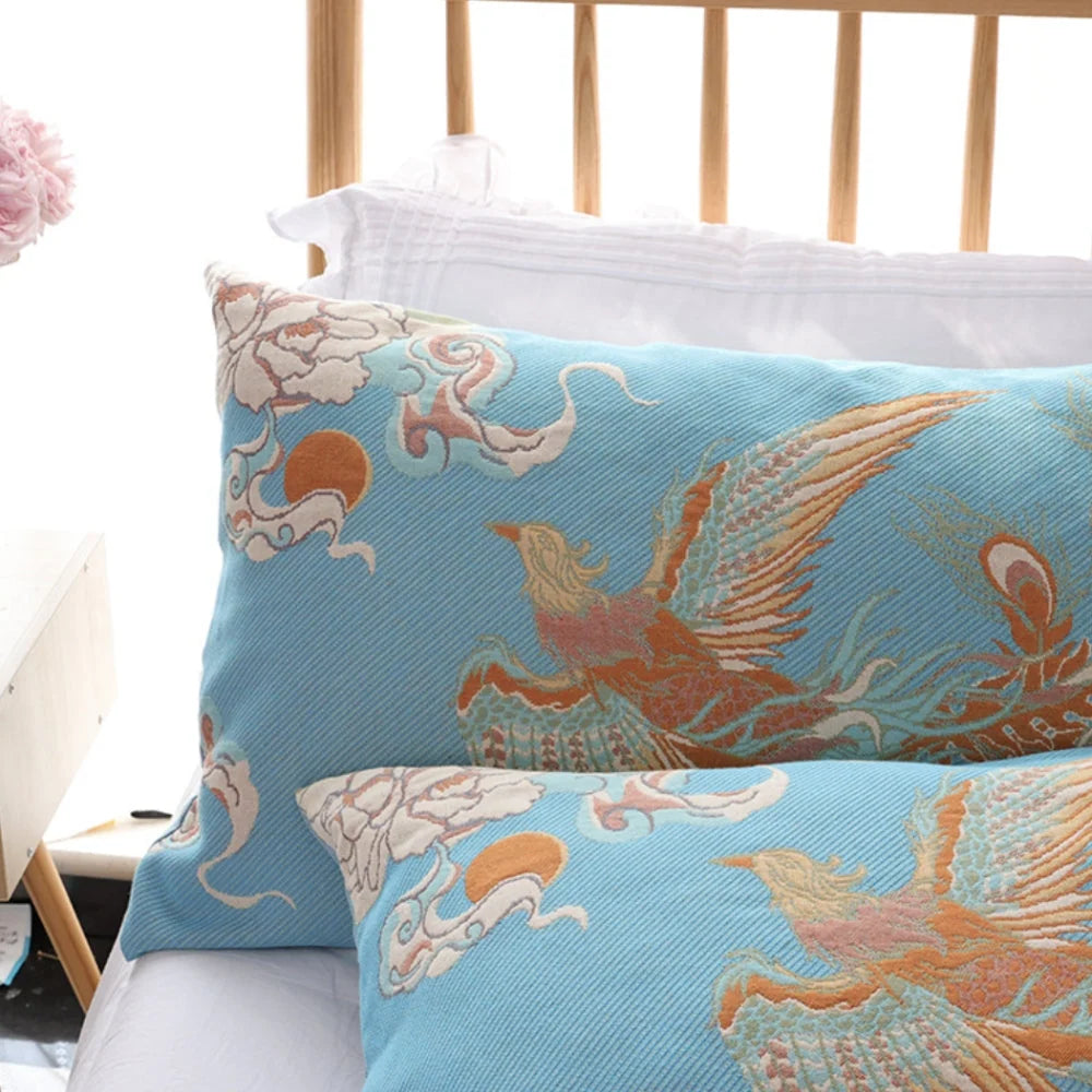 Pillowcase Set Yarn-Dyed Pure Cotton Set of 2