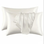 Pillowcase Silk-Like Breathable Concealed Zipper