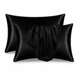Pillowcase Silk-Like Breathable Concealed Zipper