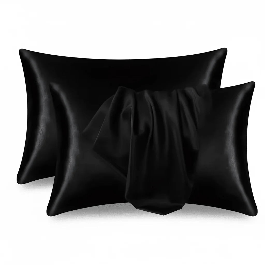 Pillowcase Silk-Like Breathable Concealed Zipper