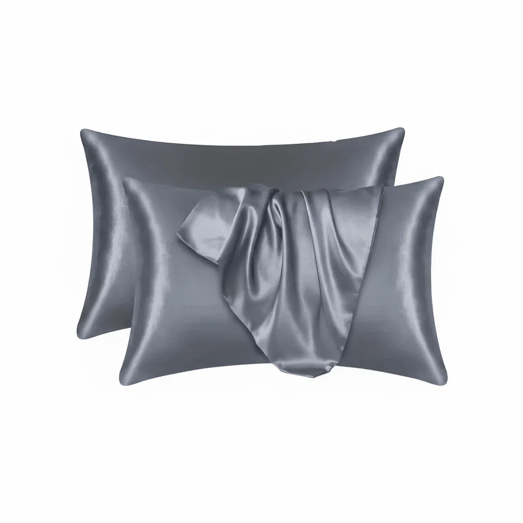 Pillowcase Silk-Like Breathable Concealed Zipper