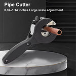 Pipe Cutter Ratchet & One-Hand 0.3–1.1 Inches