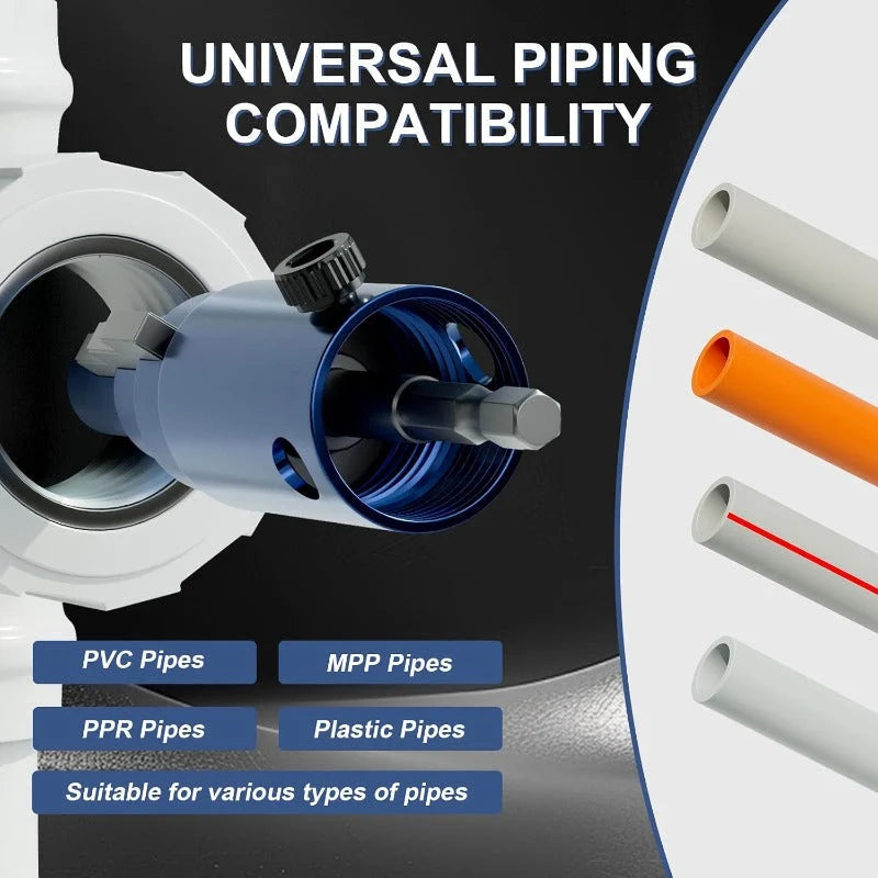 Pipe Thread Extractor 3-in-1 Reverse Spiral Hardened Steel