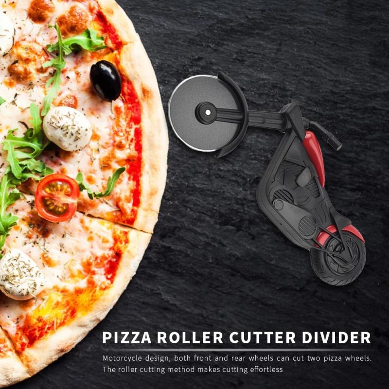 Pizza Cutter Stainless Steel Rust-Resistant Ergonomic Guarded Handle