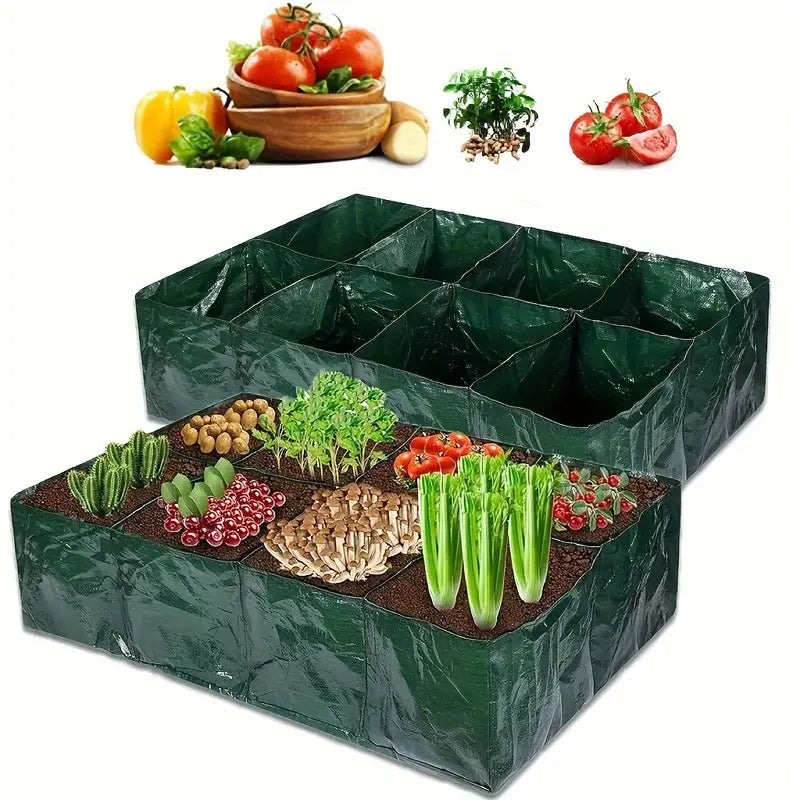 Plant Bag Multiple Compartments Weather-Resistant Fabric