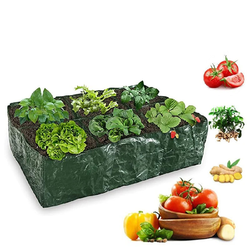 Plant Bag Multiple Compartments Weather-Resistant Fabric