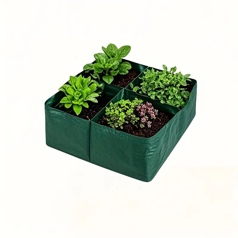 Plant Bag Multiple Compartments Weather-Resistant Fabric