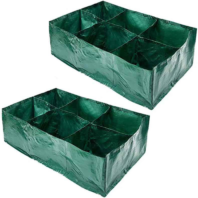 Plant Bag Multiple Compartments Weather-Resistant Fabric