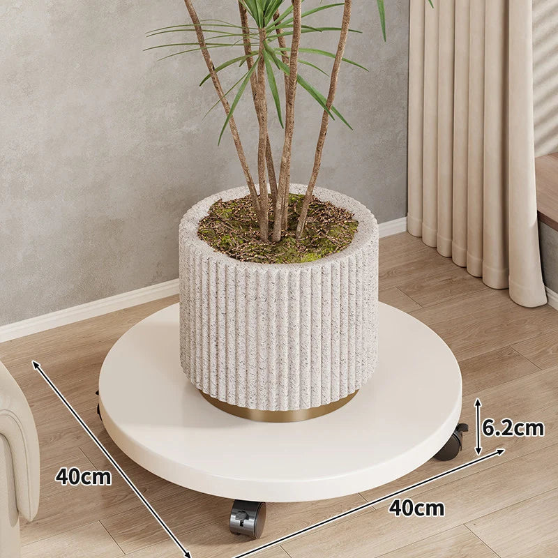 Plant Caddy Round Locking Swivel Wheels