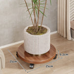 Plant Caddy Round Locking Swivel Wheels
