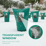 Plant Cover Weather-Resistant Transparent Window