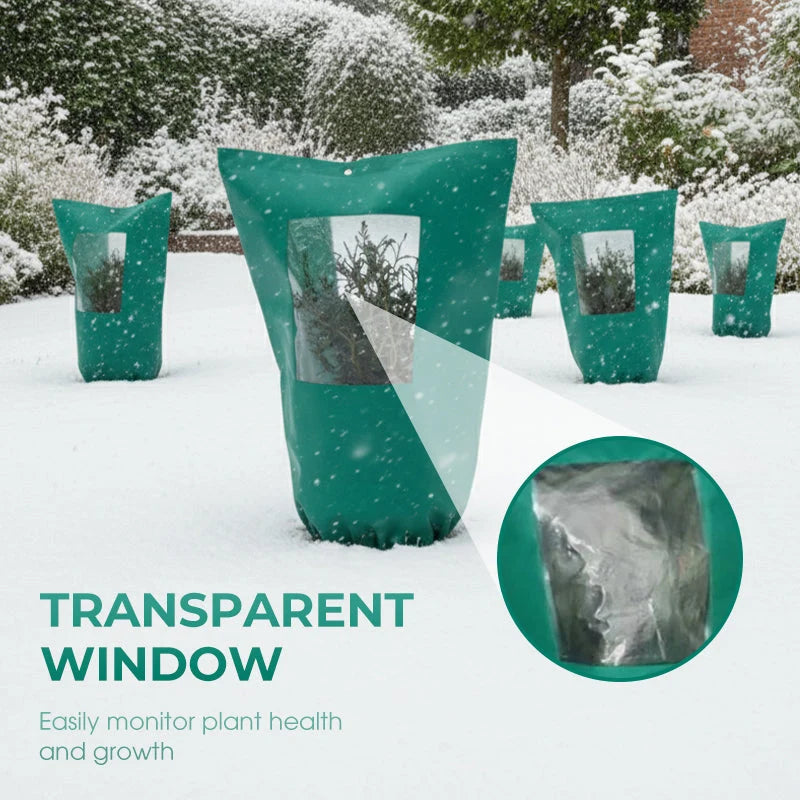 Plant Cover Weather-Resistant Transparent Window